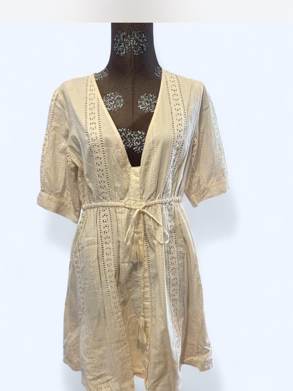 Women's white dress